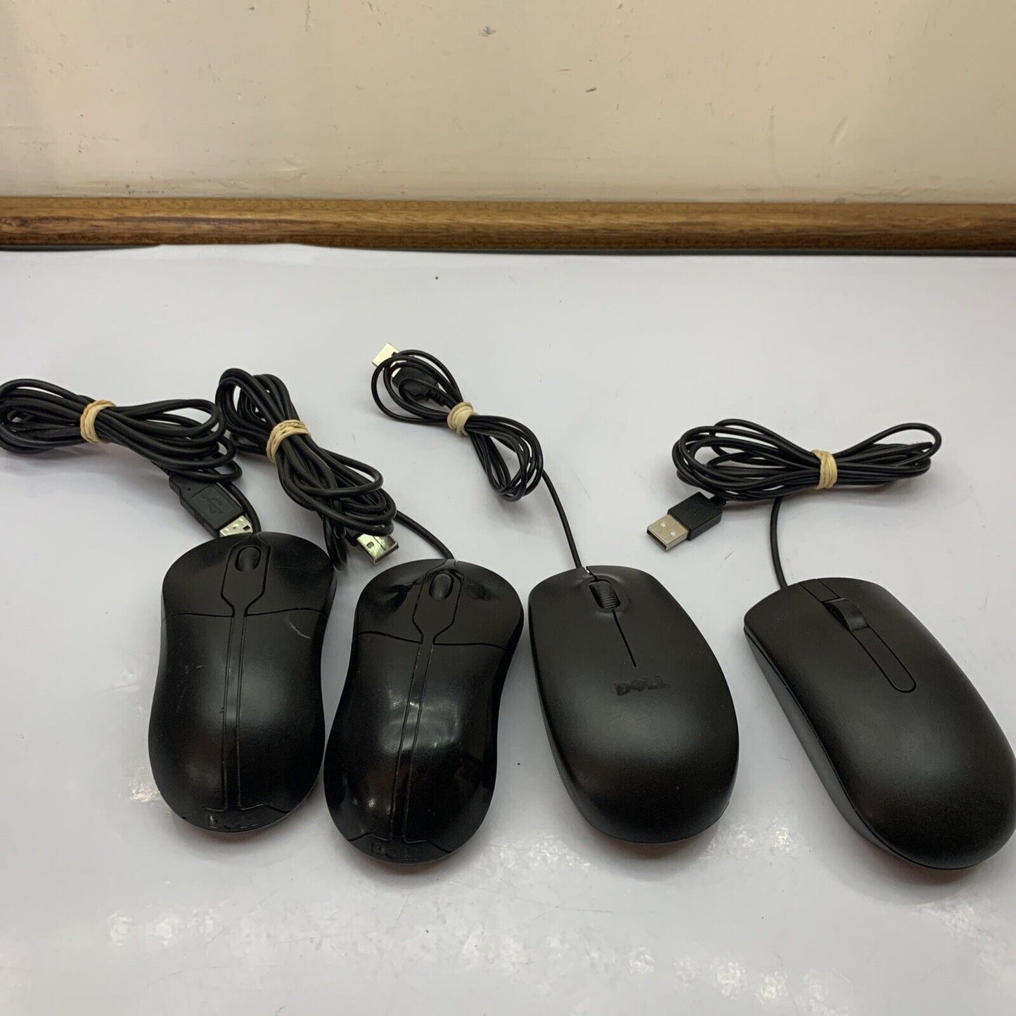 4x Dell Mouse USB Wired