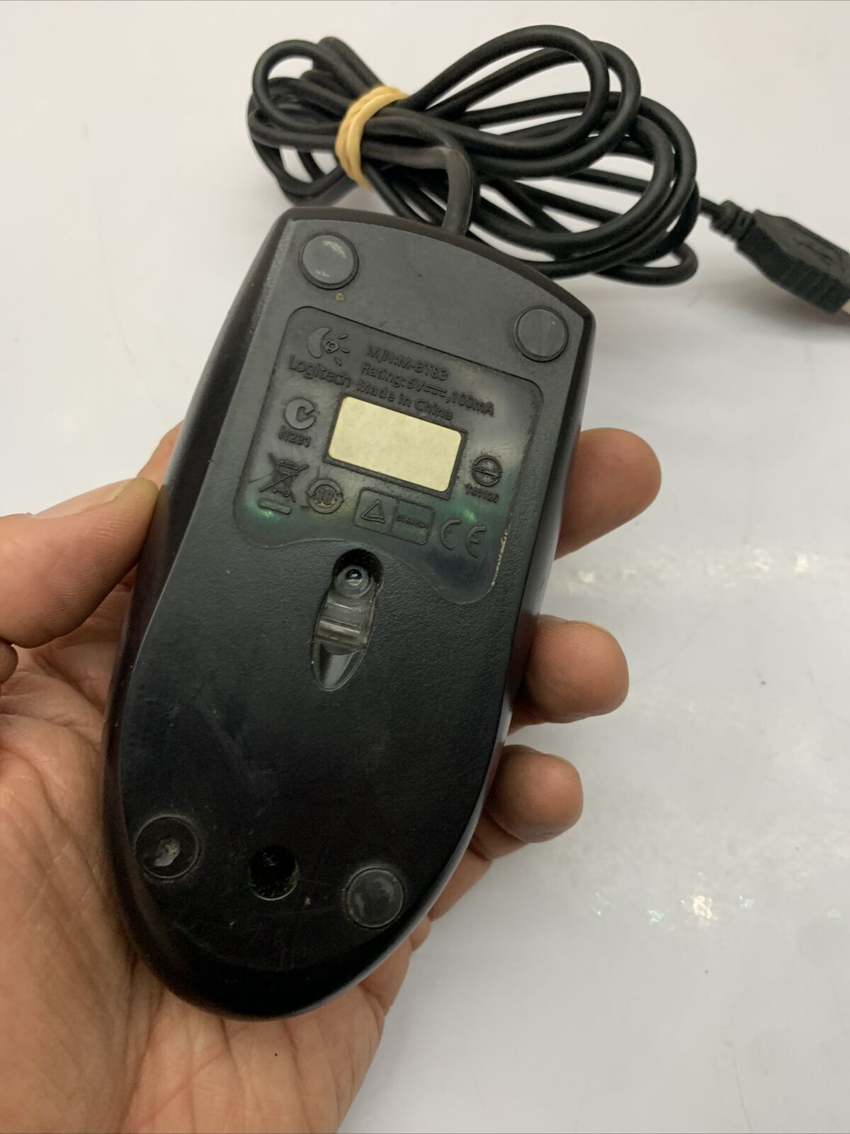 6x Logitech Mouse USB Wired