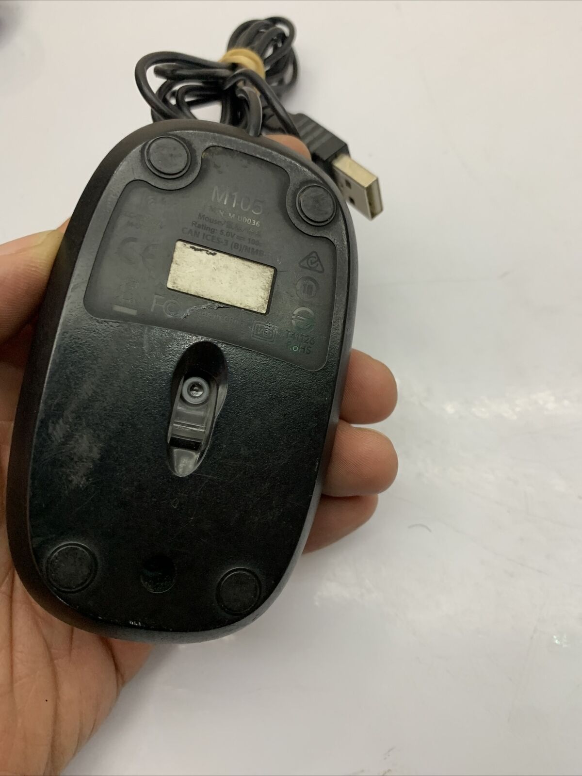 6x Logitech Mouse USB Wired