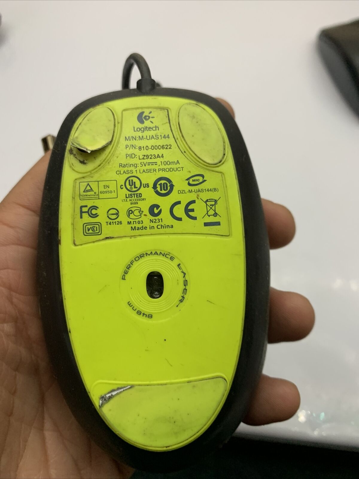 6x Logitech Mouse USB Wired