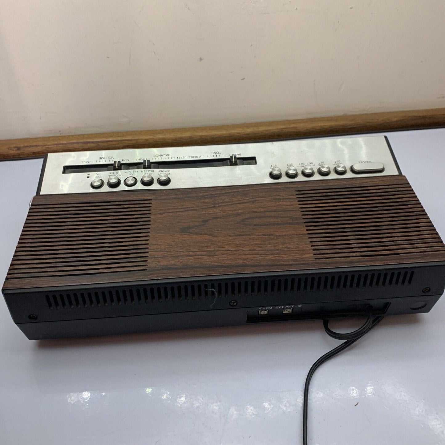 Audiosonic Alarm Clock Radio Vintage - Tested and Working