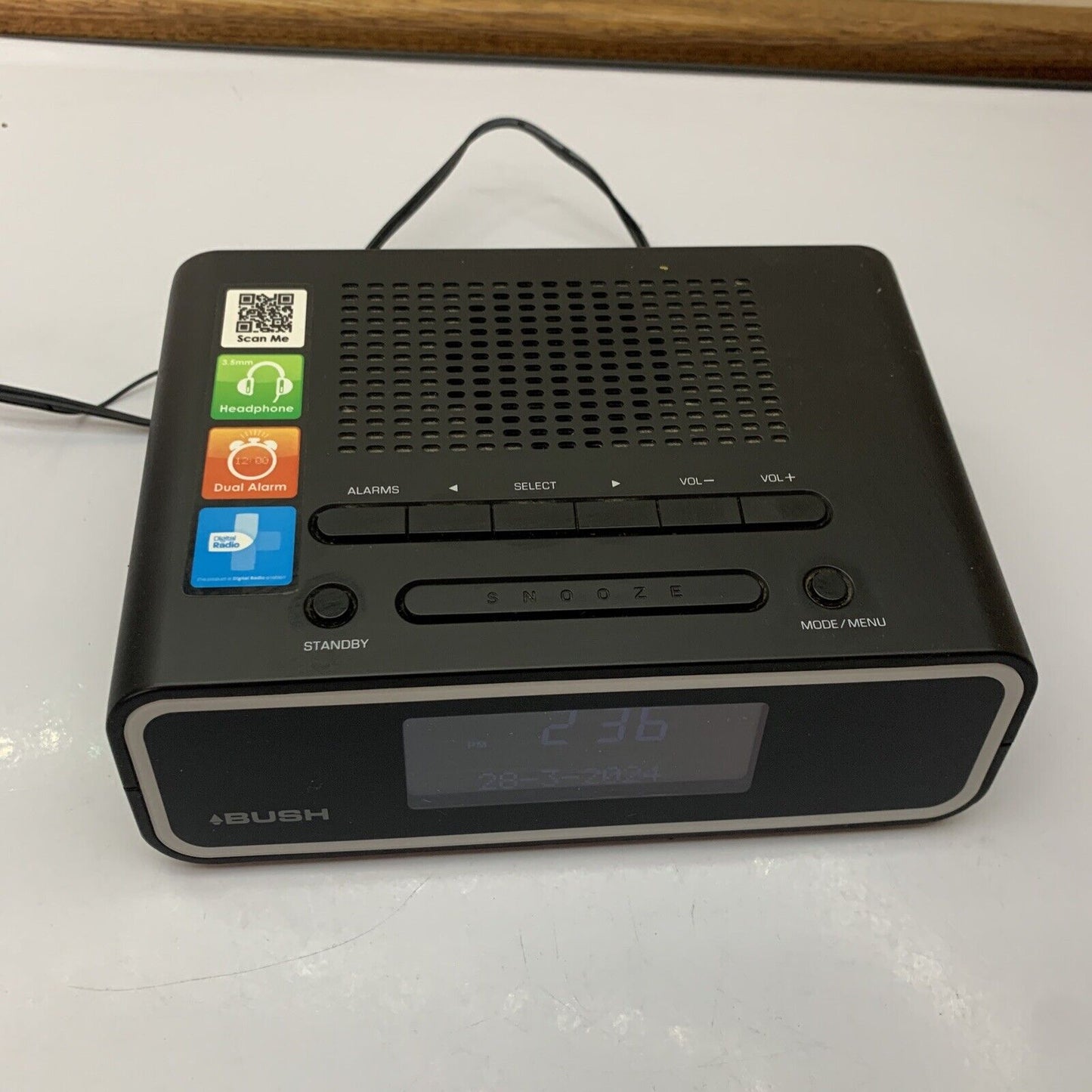 Bush Horizon DAB+ Digital Alarm Clock 201502