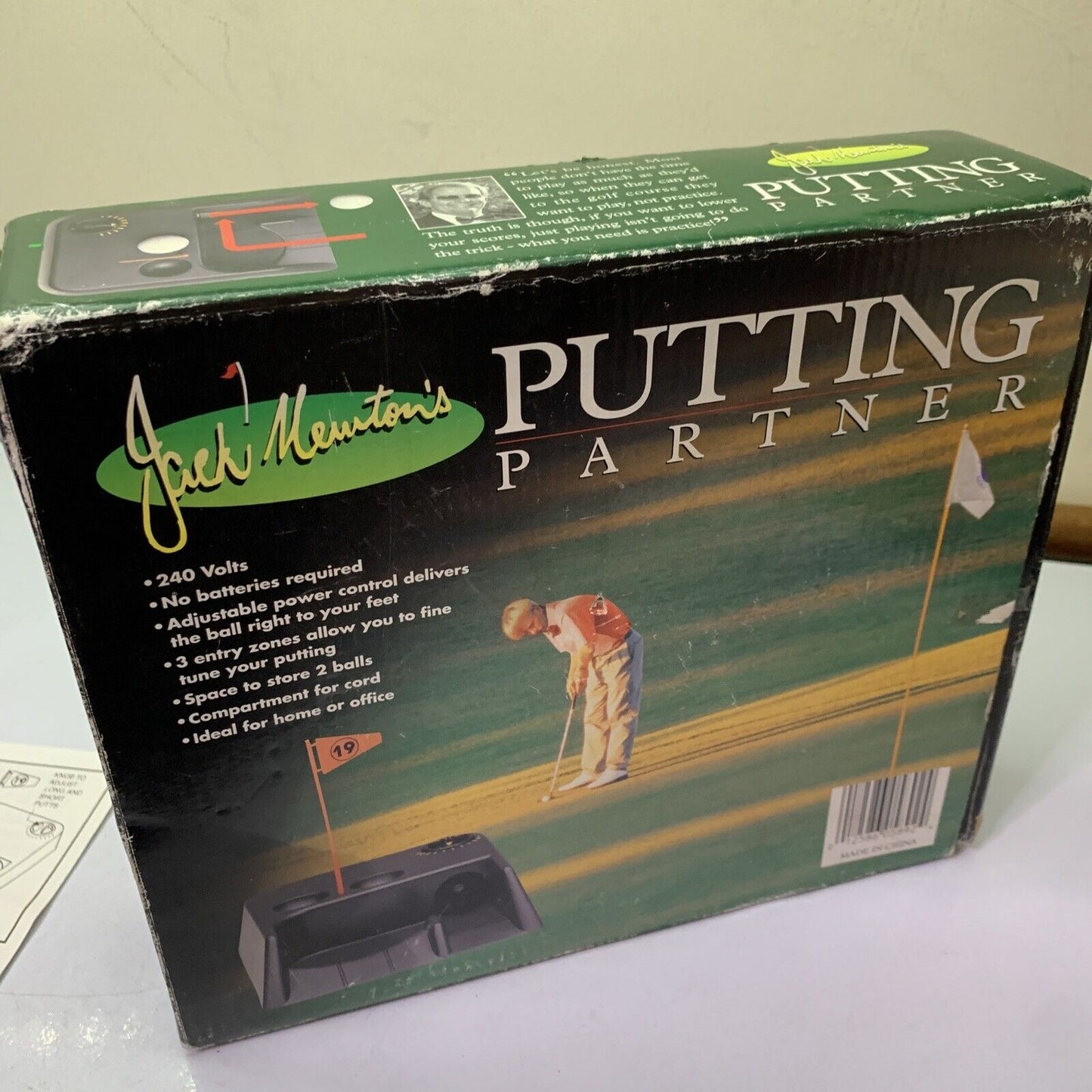 Jack Newton's Golf Putting Partner Automatic Ball Putt Return
