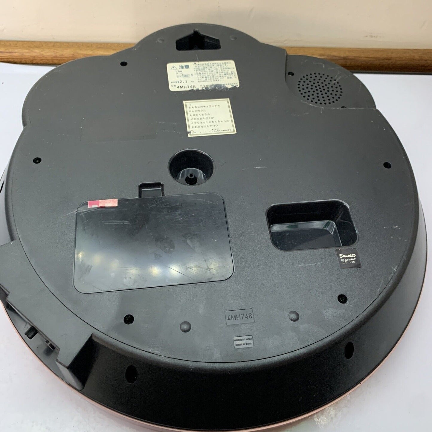 Citizen Sanrio Hello Kitty Wall Clock 4MH748 *Clock Working But Sound Not Work