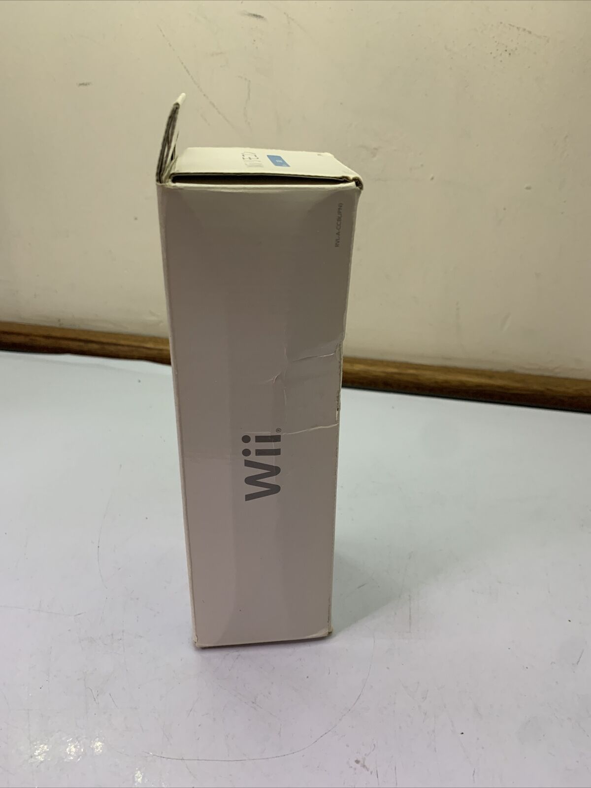 Official Nintendo Wii Remote Controller Blue with Box RVL-003 Genuine