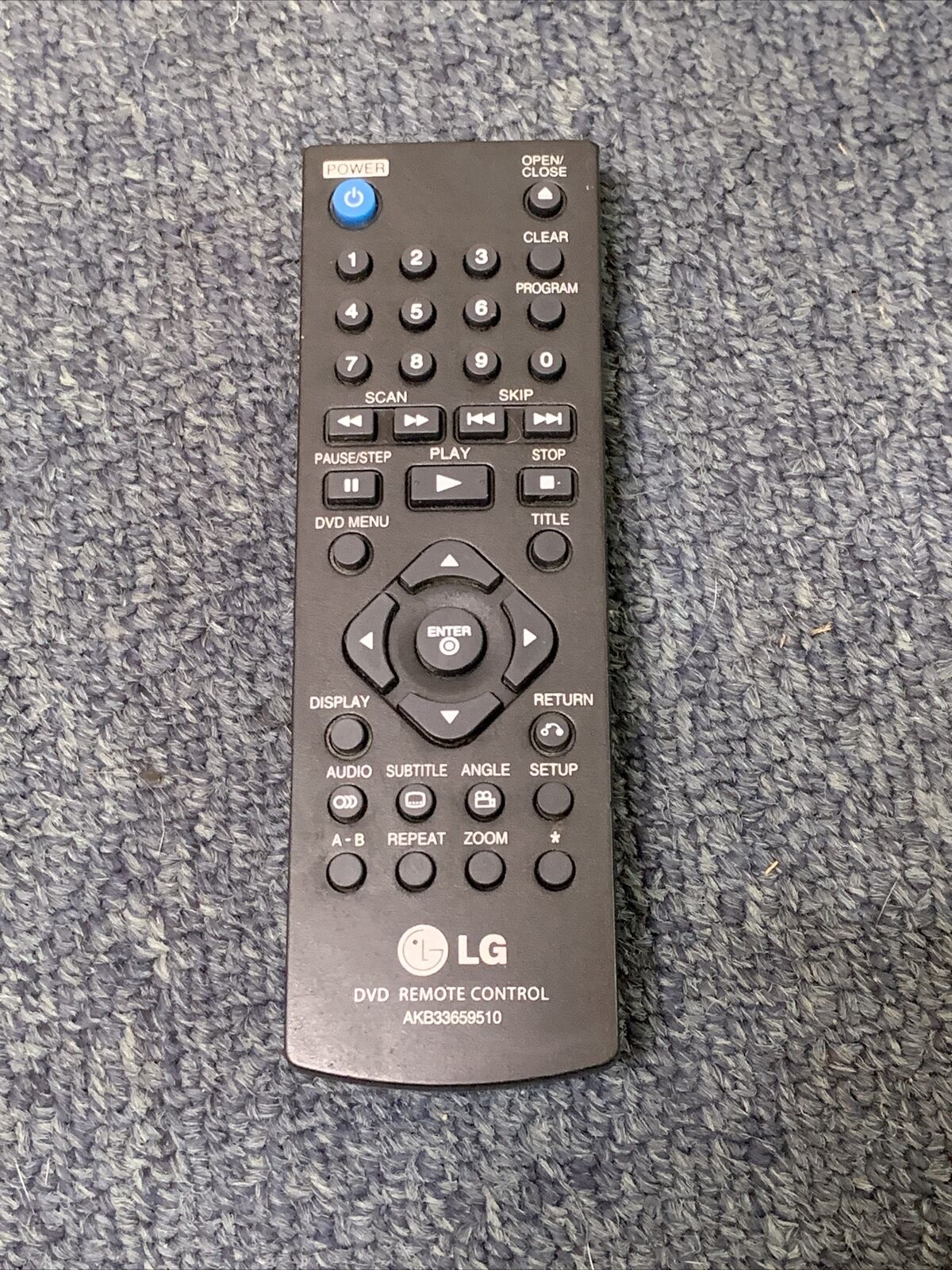 Genuine LG DVD Remote Control AKB33659510 for LG DVD Player