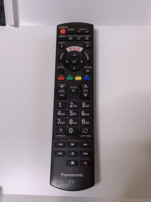 Genuine Panasonic N2QAYB001008 Remote Control for TV