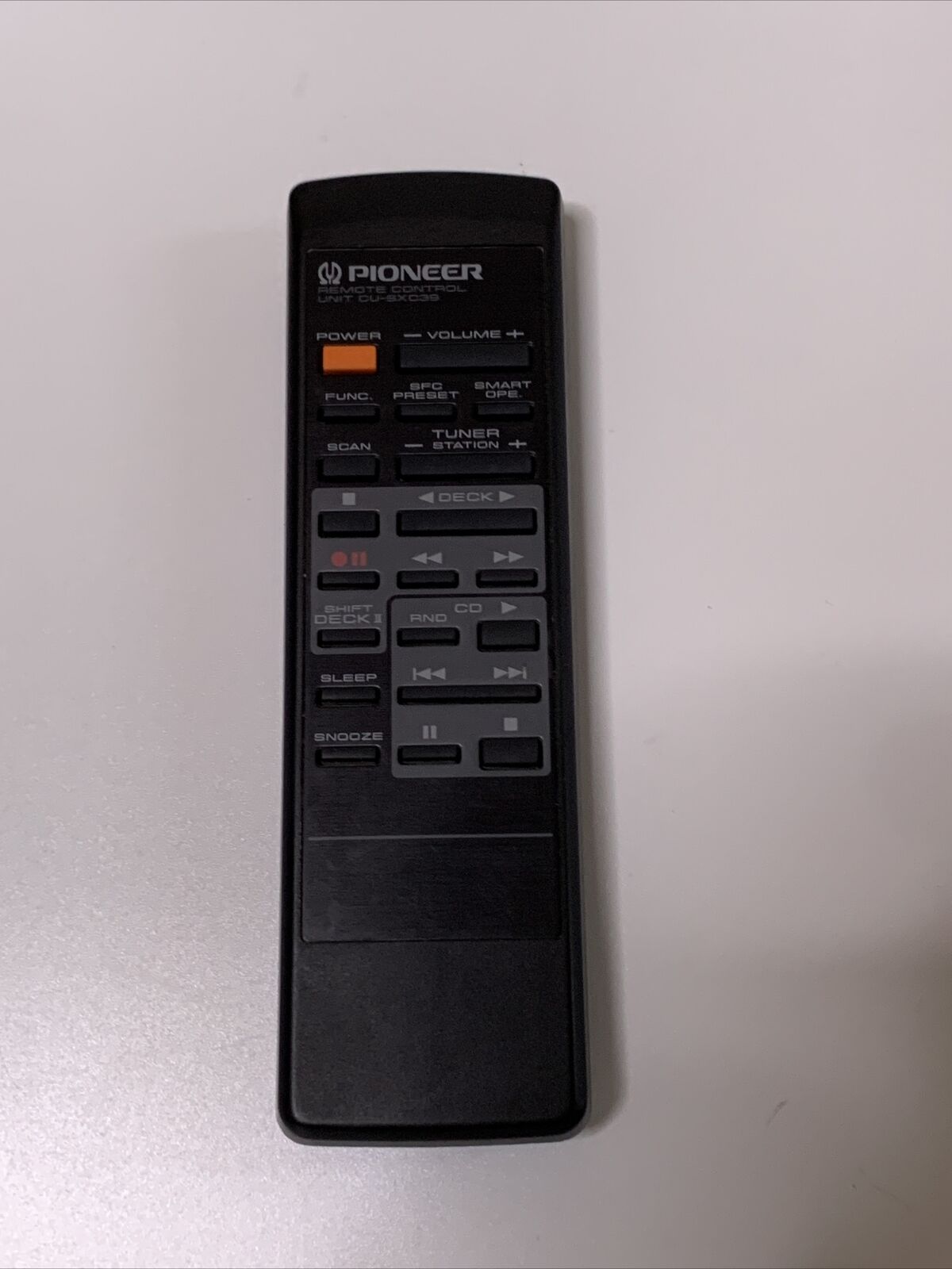 Genuine Pioneer CU-SX039 Remote Control for Pioneer Hi-Fi CD Tuner Tape Deck