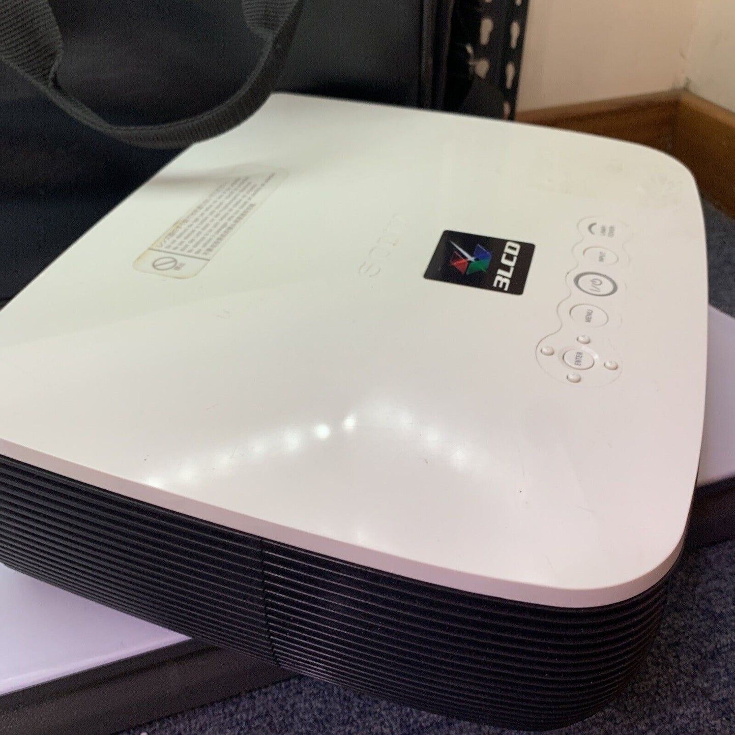 Sony VPL-EX4 3LCD Projector With Remote Manual + Carry Bag