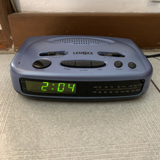 Lenoxx Radio Alarm Clock Blue CR62