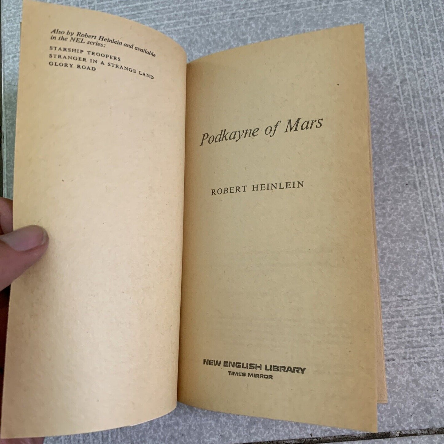 3x Robert Heinlein Books: Podkayne Of Mars, Revolt In 2100, Starman Jones