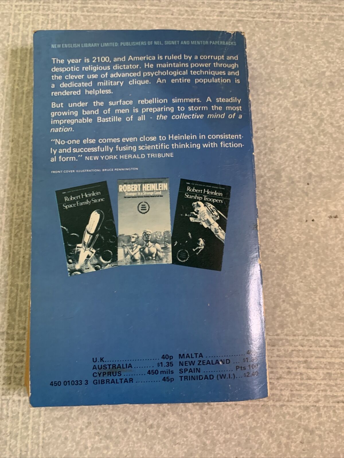 3x Robert Heinlein Books: Podkayne Of Mars, Revolt In 2100, Starman Jones