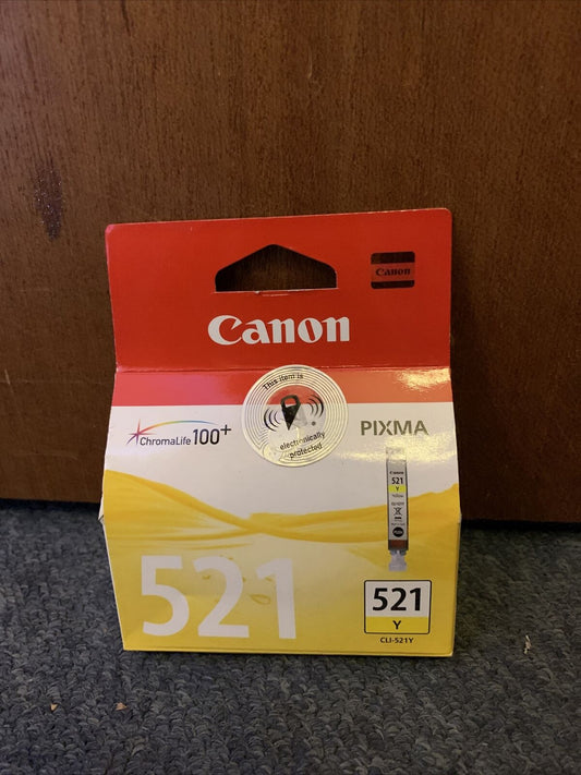 Canon Pixma CLI-521 Yellow Ink Cartridge NEW