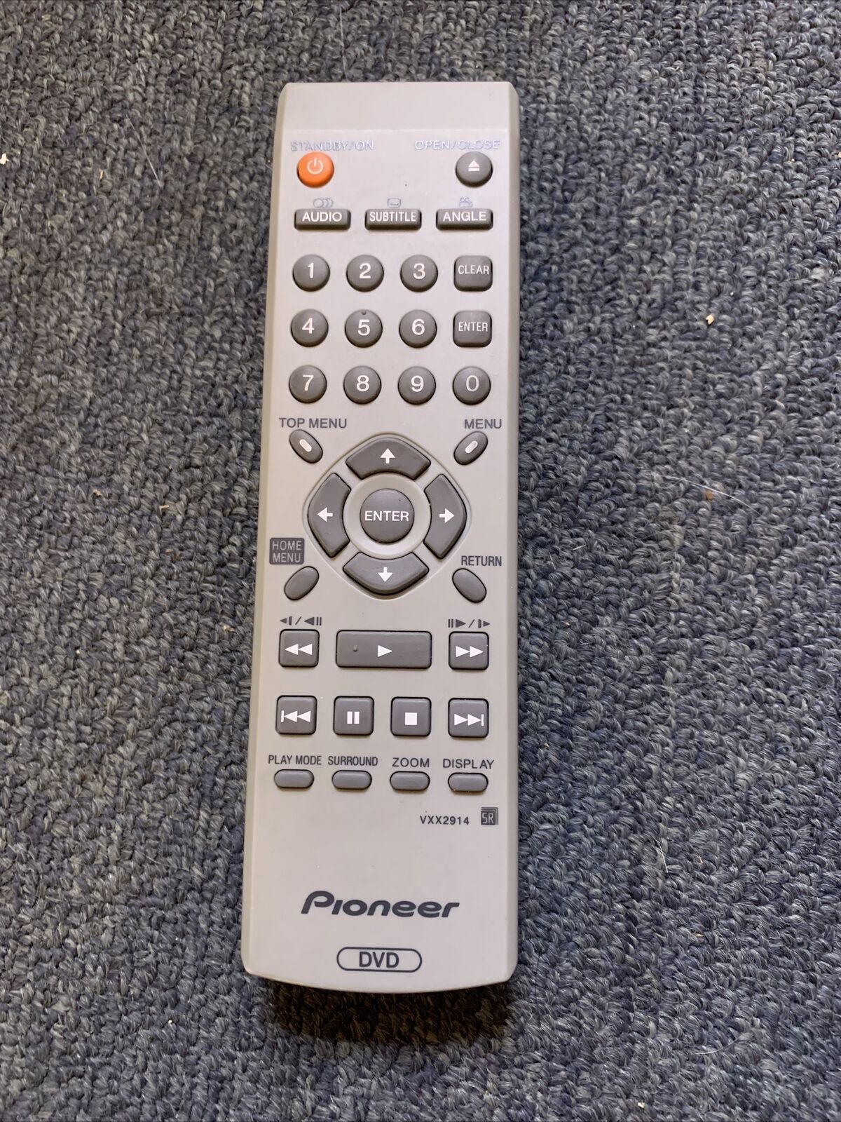 Genuine Pioneer VXX2914 Remote Control For DVD Player