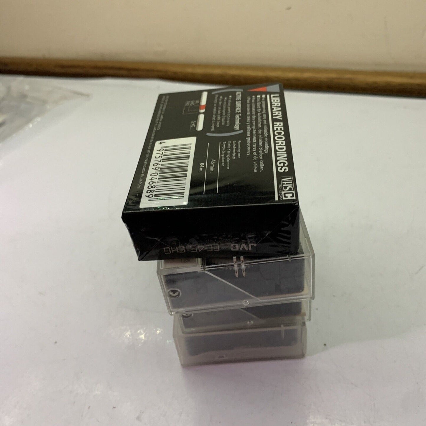 4x JVC TDK Fuji VHS-C Cassette Tapes for Camcorder