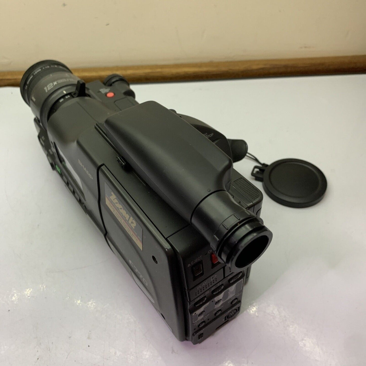 Sharp Zoom12 C770 Camcorder VHS-C *Broken Microphone & Untested For Parts Repair