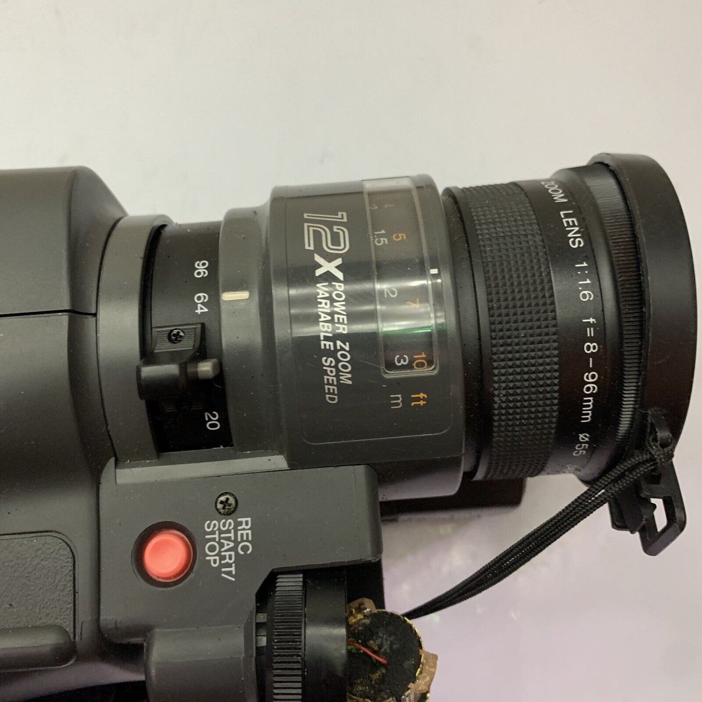 Sharp Zoom12 C770 Camcorder VHS-C *Broken Microphone & Untested For Parts Repair