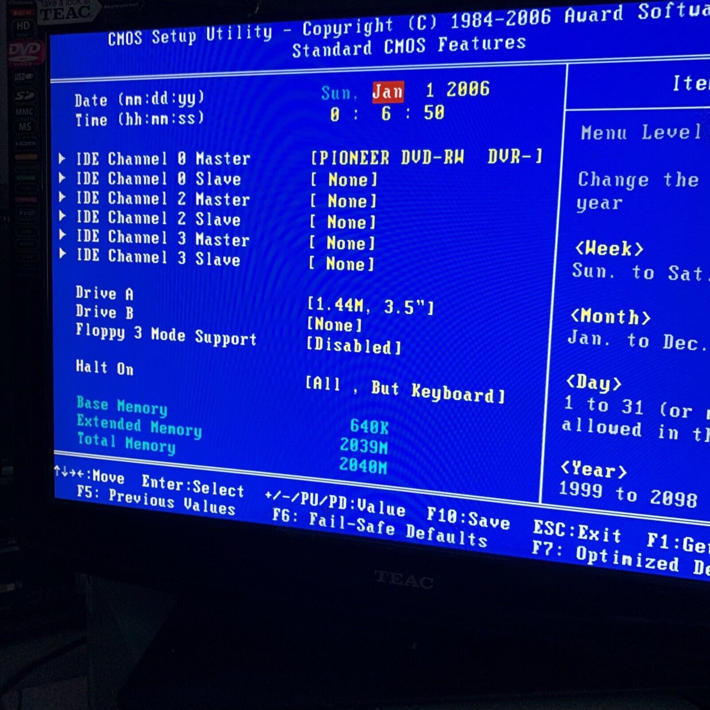 Acer Aspire SA10 Desktop Intel Pentium D 2.8 GHz 2GB Ram DVD-RW No HDD Vintage