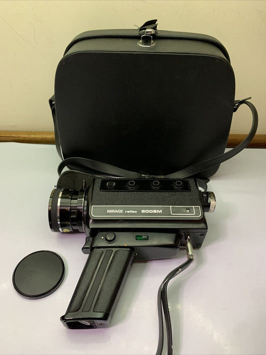 Mirage Flex 600SM Super 8 Film Camera Japan *Doesn't Turn On For Parts Or Repair