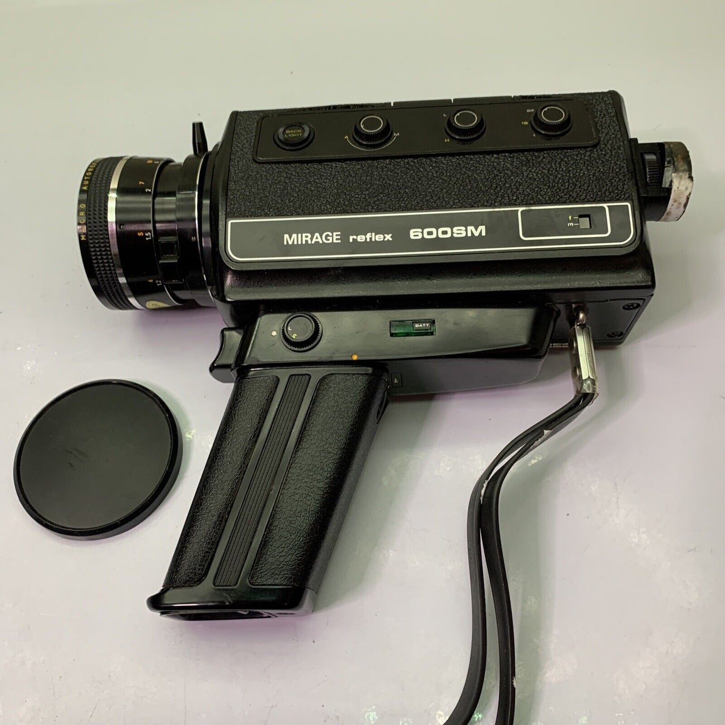 Mirage Flex 600SM Super 8 Film Camera Japan *Doesn't Turn On For Parts Or Repair