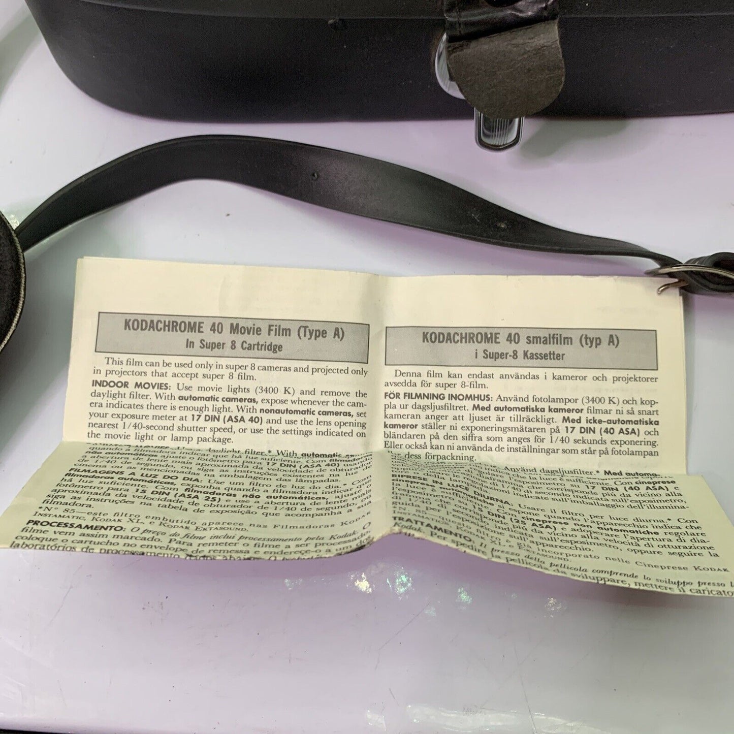 Mirage Flex 600SM Super 8 Film Camera Japan *Doesn't Turn On For Parts Or Repair