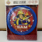 Fireman Sam Wall Clock 24.5cm Diameter  NEW Sealed