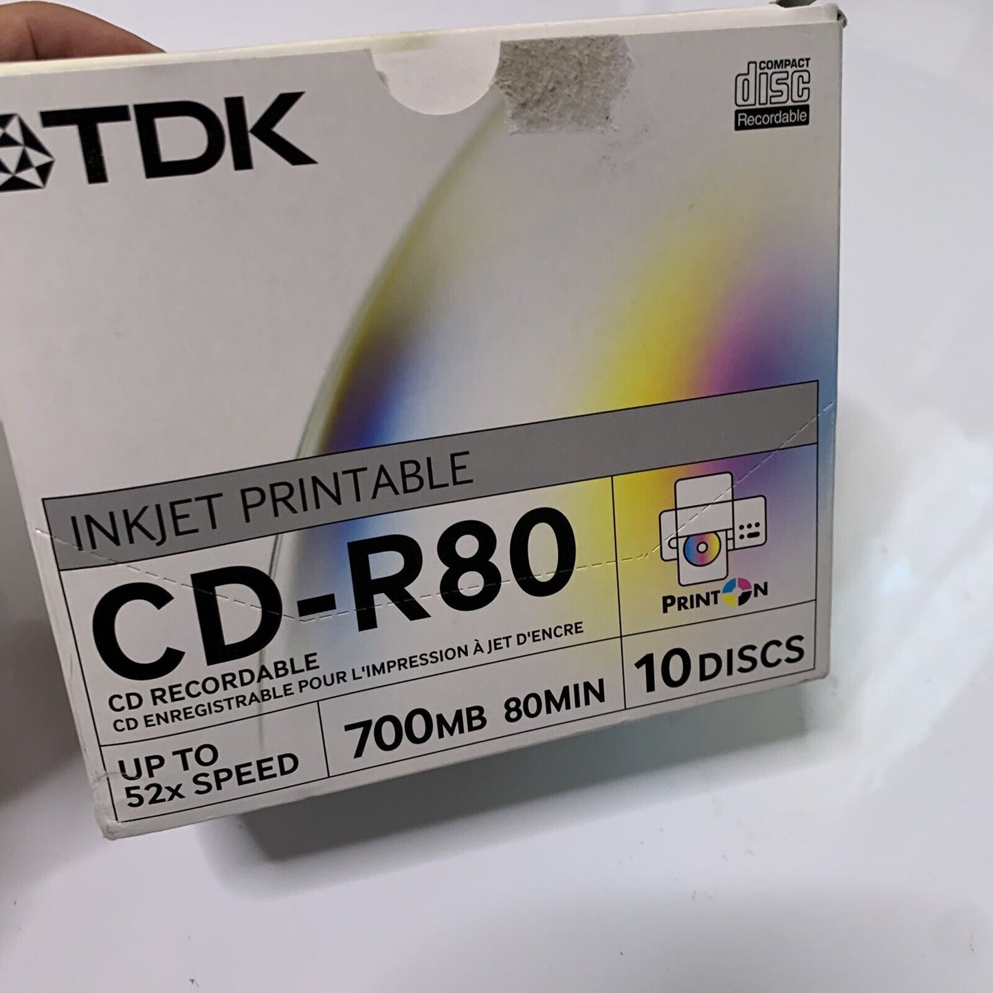 TDK 10x CD-R Blank CD 700MB 80min CD-R80  NEW