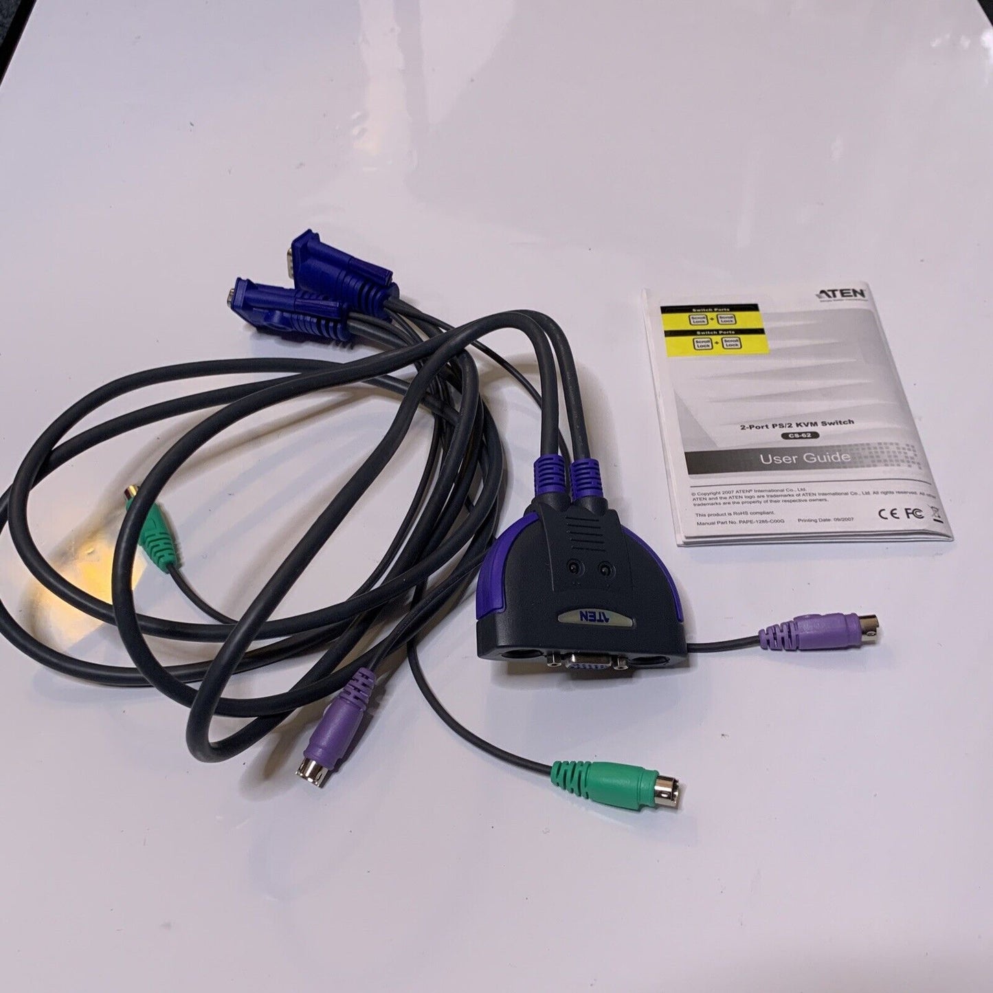 Aten PS/2 KVM Switch CS-62