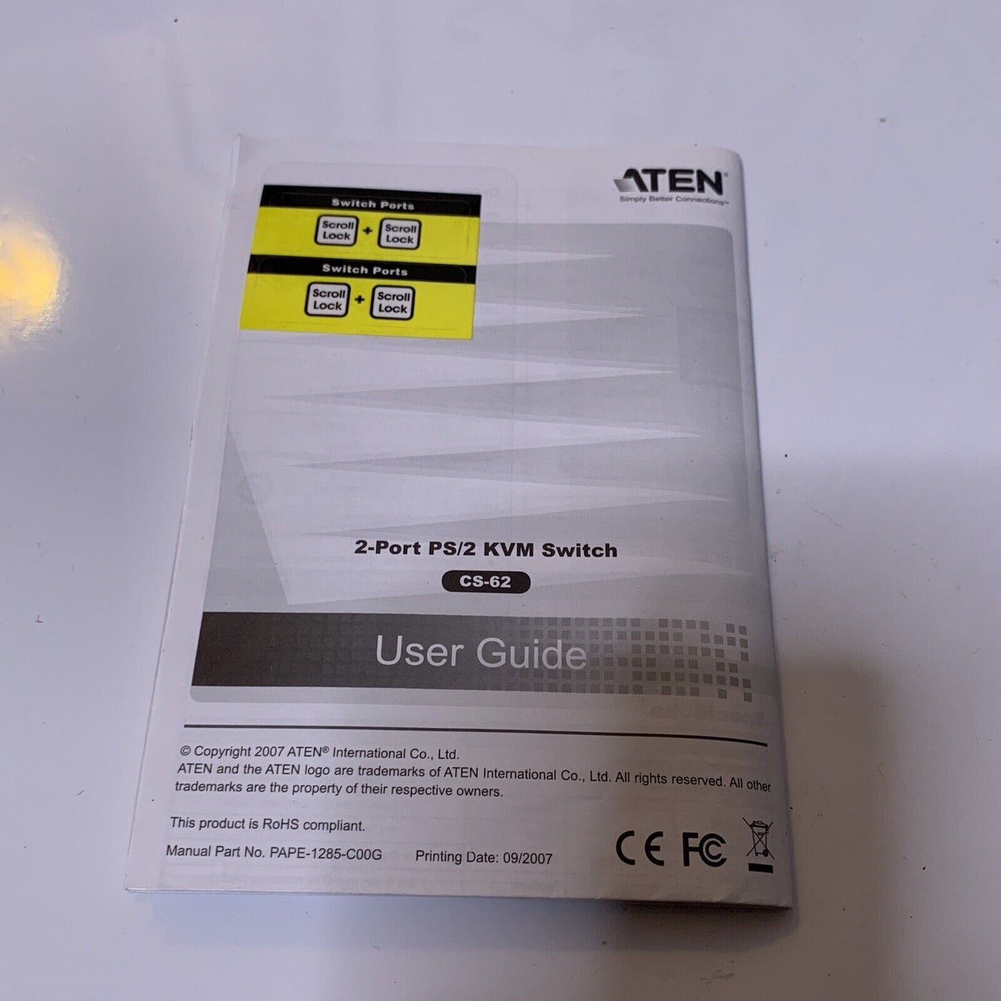 Aten PS/2 KVM Switch CS-62