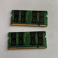 4GB RAM 2x Kingston PC2-6400 DDR2-800MHz  2GB SoDimm 9905295-051.A00LF