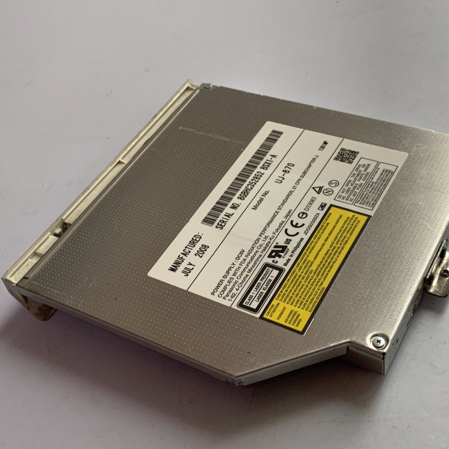 Genuine Panasonic UJ-870 CD DVD±RW IDE E-IDE/ATAPI Optical Disk Drive Burner