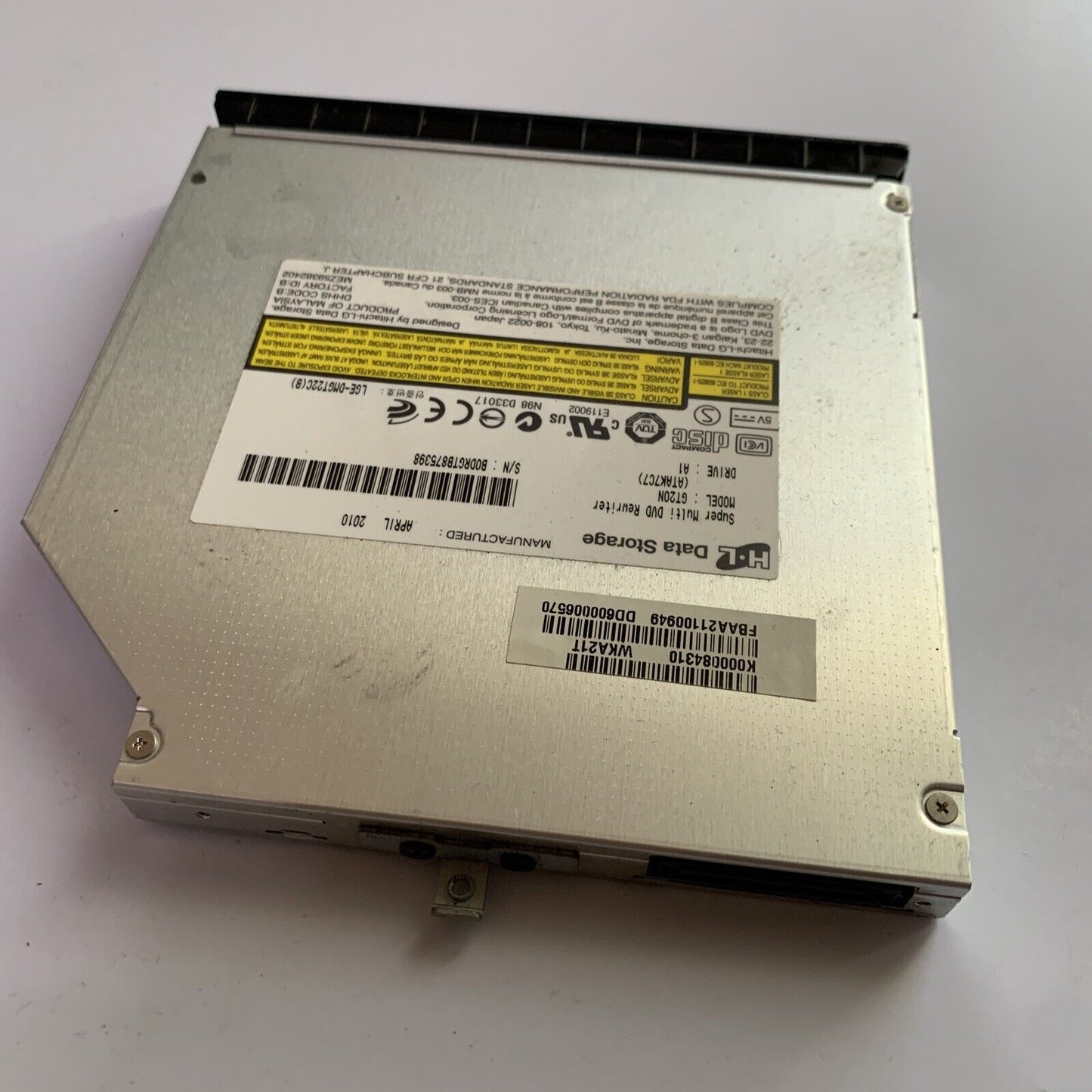 Hitachi LG Super Multi CD DVD Rewriter Burner GT20N SATA Slimline