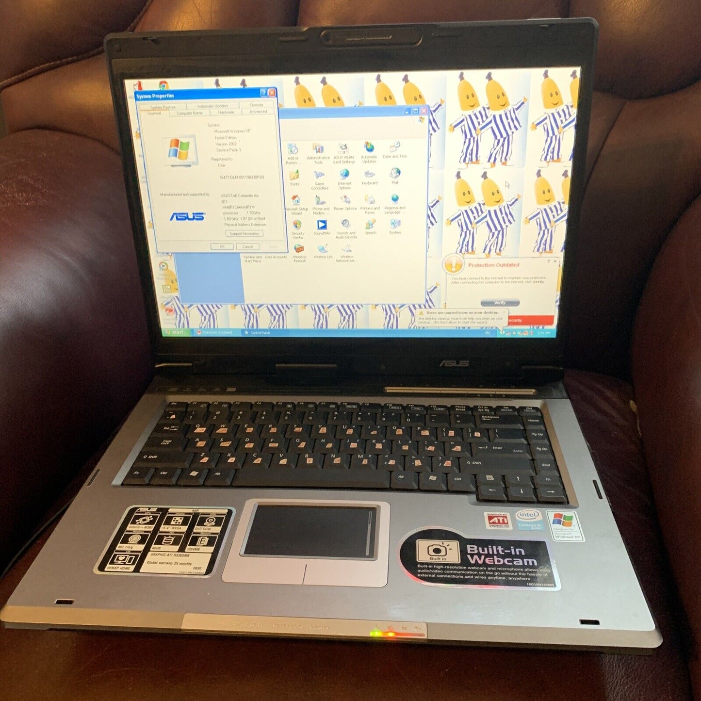 Asus A6R Laptop Celeron M380 15.4" 2GB 80Gb DVD-RW WinXP