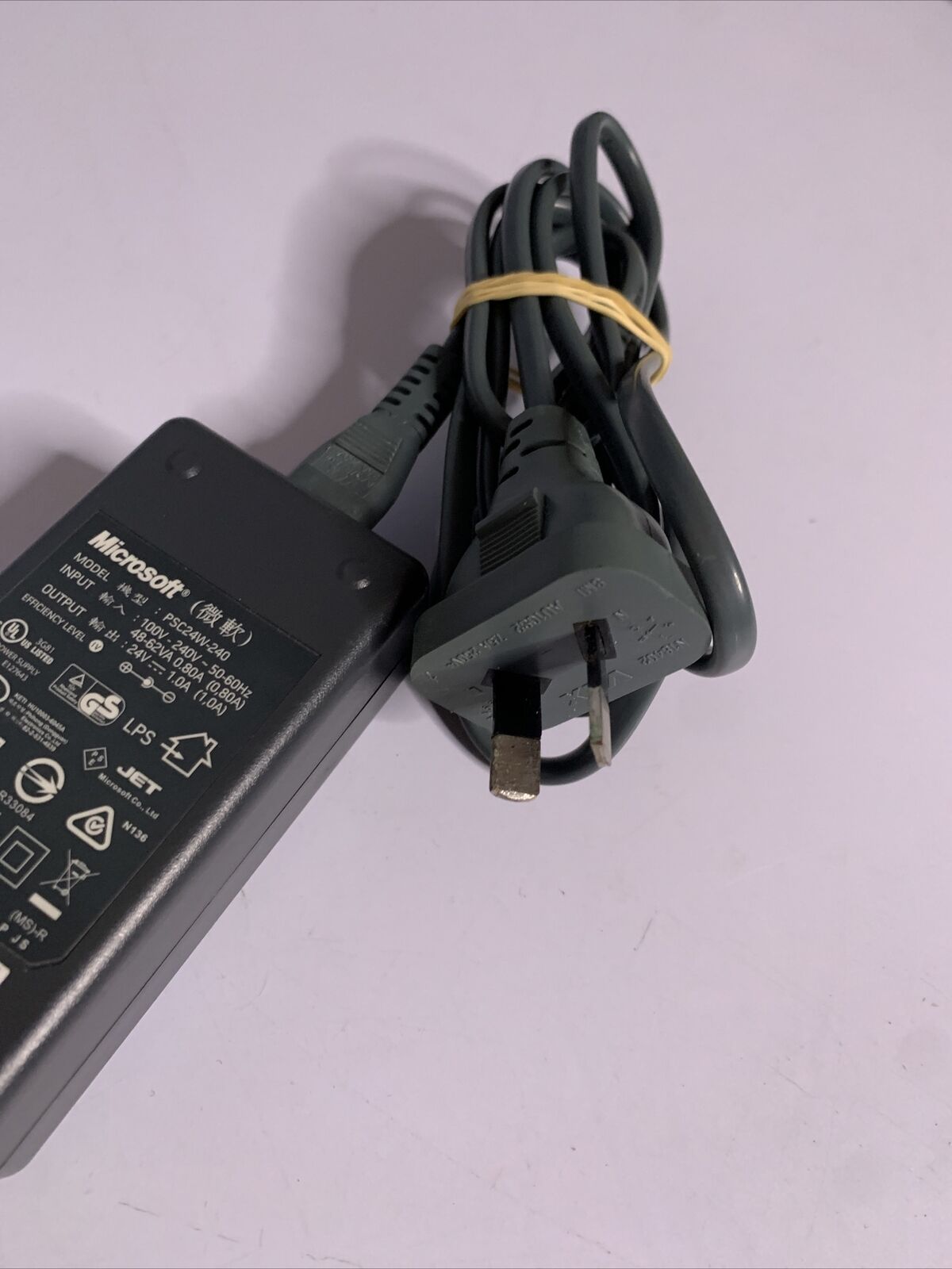 Genuine Microsoft PSC24W-240 Power Supply 24v 1a for XBOX 360 Steering Wheel