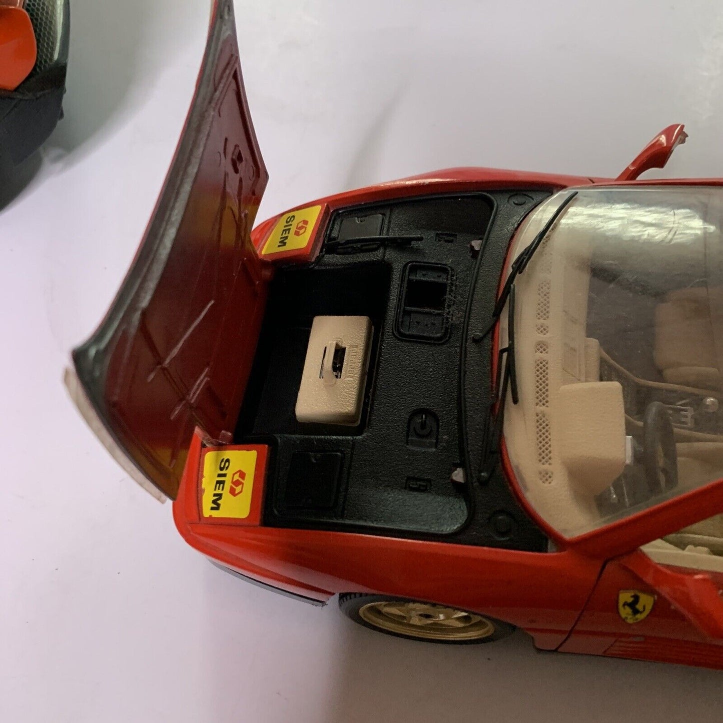 McLaren Senna Remote Control Car + Burago Ferrari 348 Model Diecast Car