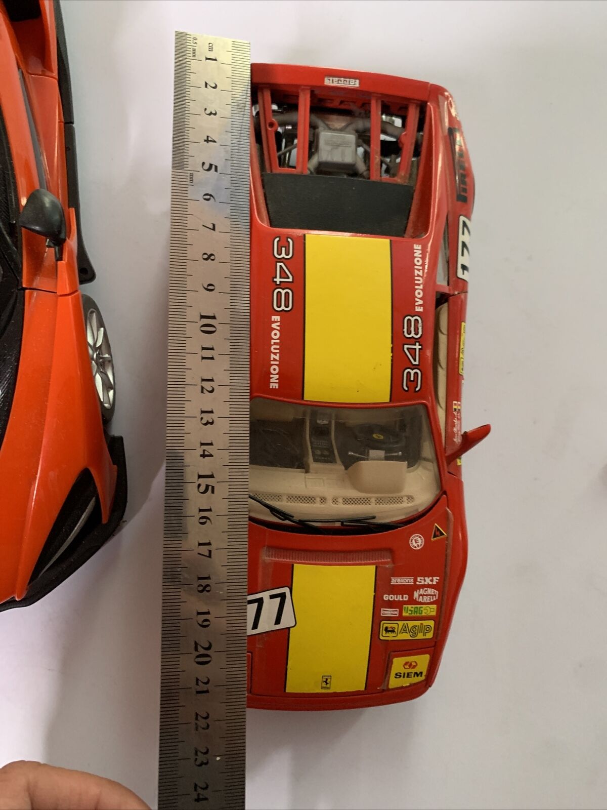 McLaren Senna Remote Control Car + Burago Ferrari 348 Model Diecast Car