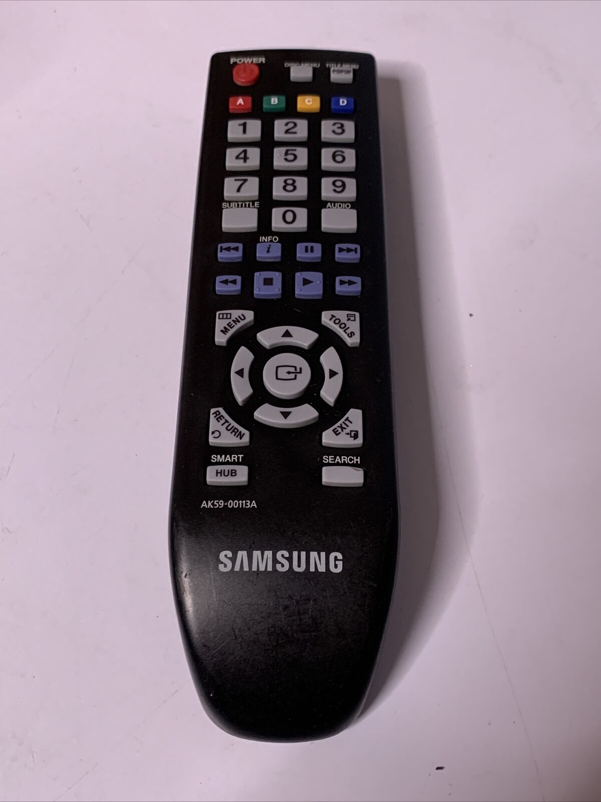 Samsung AK59-00113A Remote Control for Bluray DVD Player *Missing Batt ...