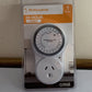 Crest Manual Analog 24 Hour Timer Australian Safety Standards PWC05041  NEW