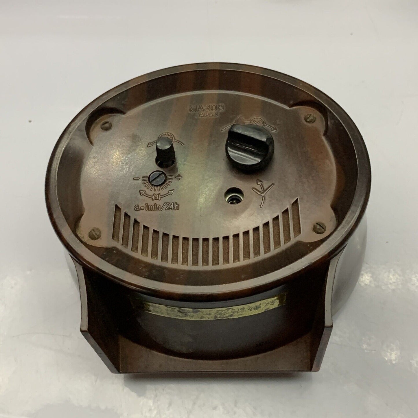 4x Japanese Vintage Seiko Rhythm Citizen Seikosha Wind Up Clocks