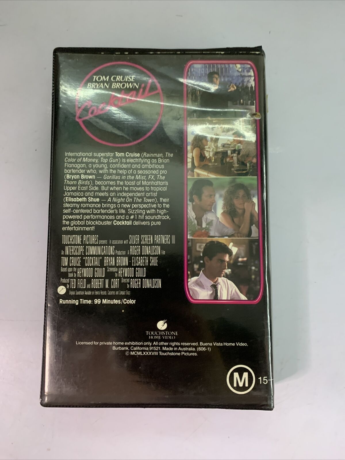 Cocktail (VHS, 1988) Tom Cruise PAL