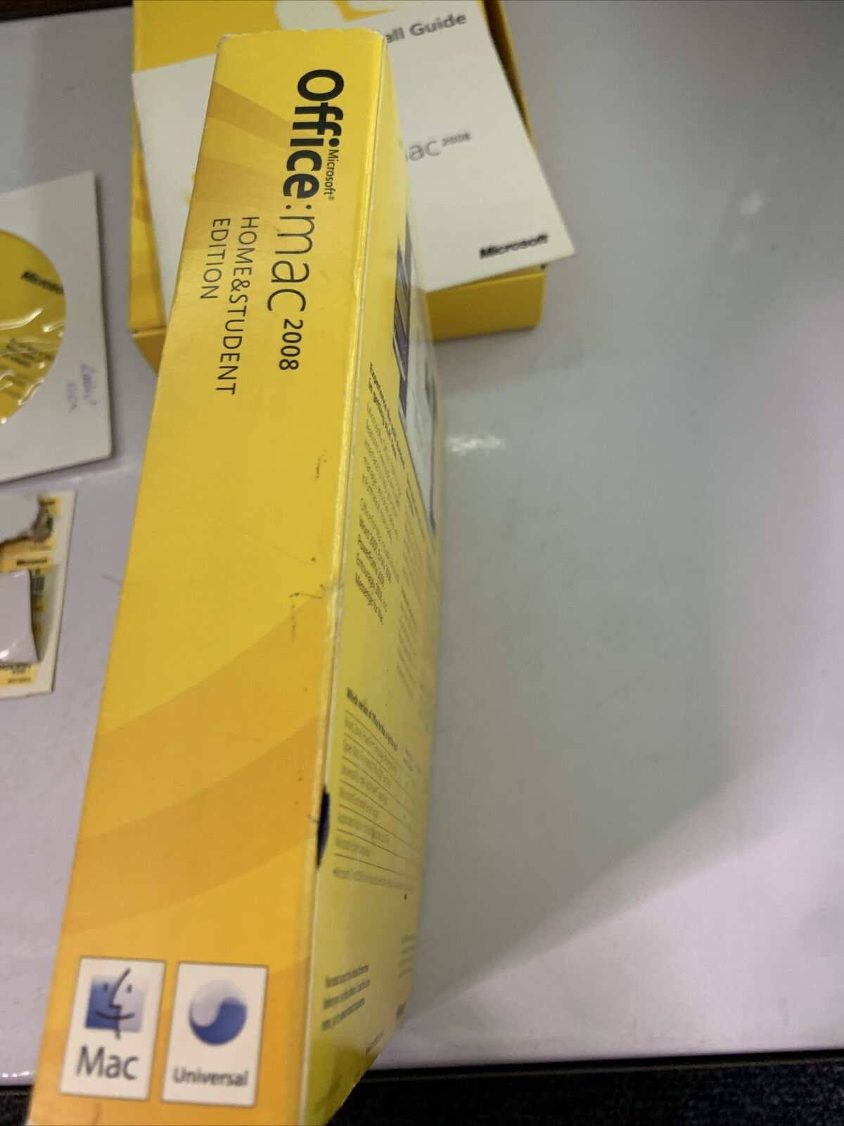 Microsoft Office Apple Mac 2008 Home and Student Edition Word Excel Powerpoint