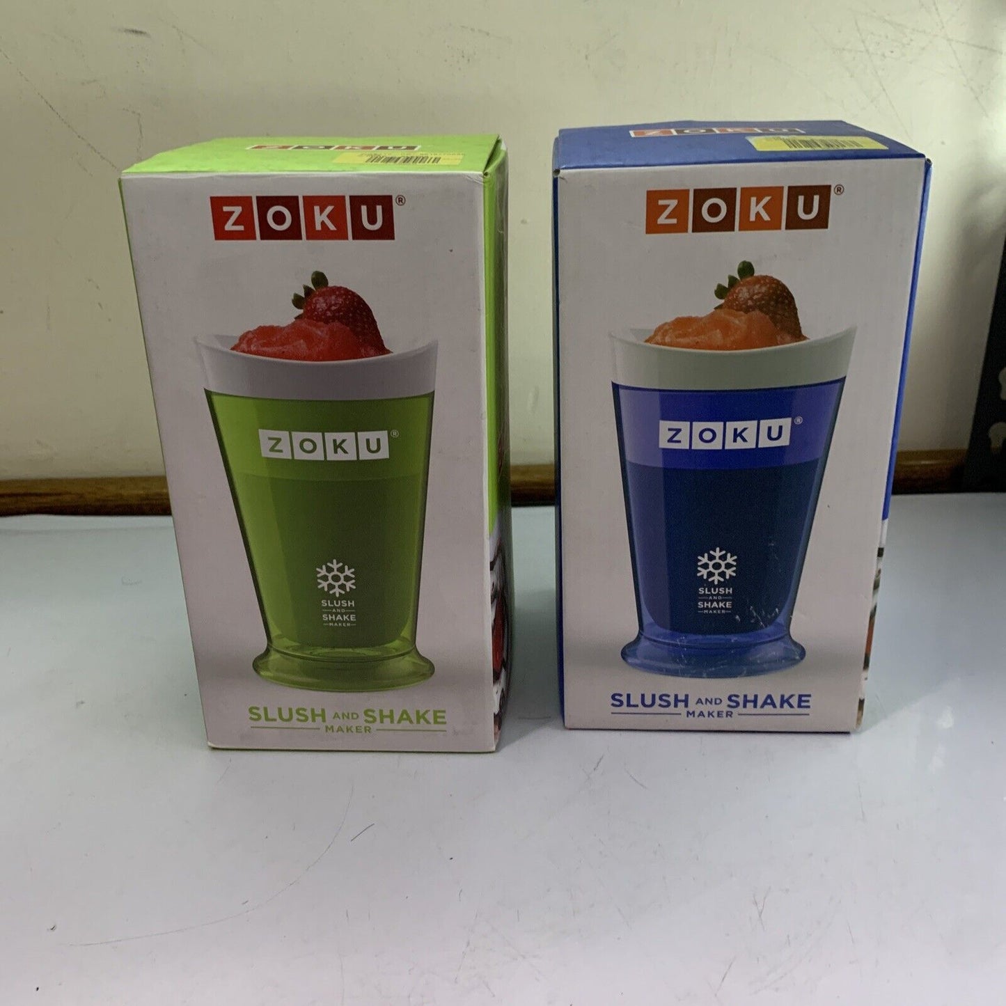 2x Zoku Slush and Shake Maker make Smoothies Milkshakes NEW