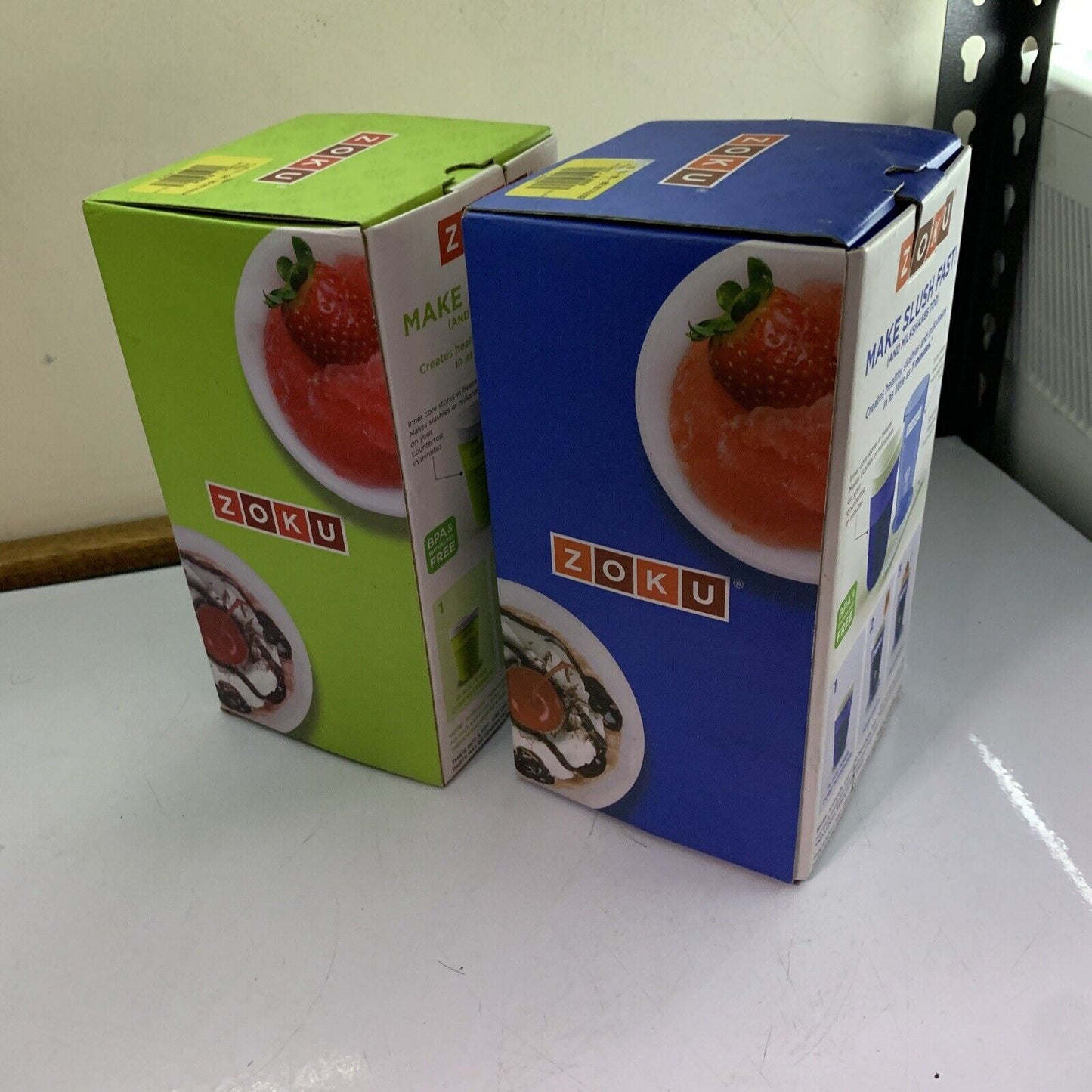 2x Zoku Slush and Shake Maker make Smoothies Milkshakes NEW