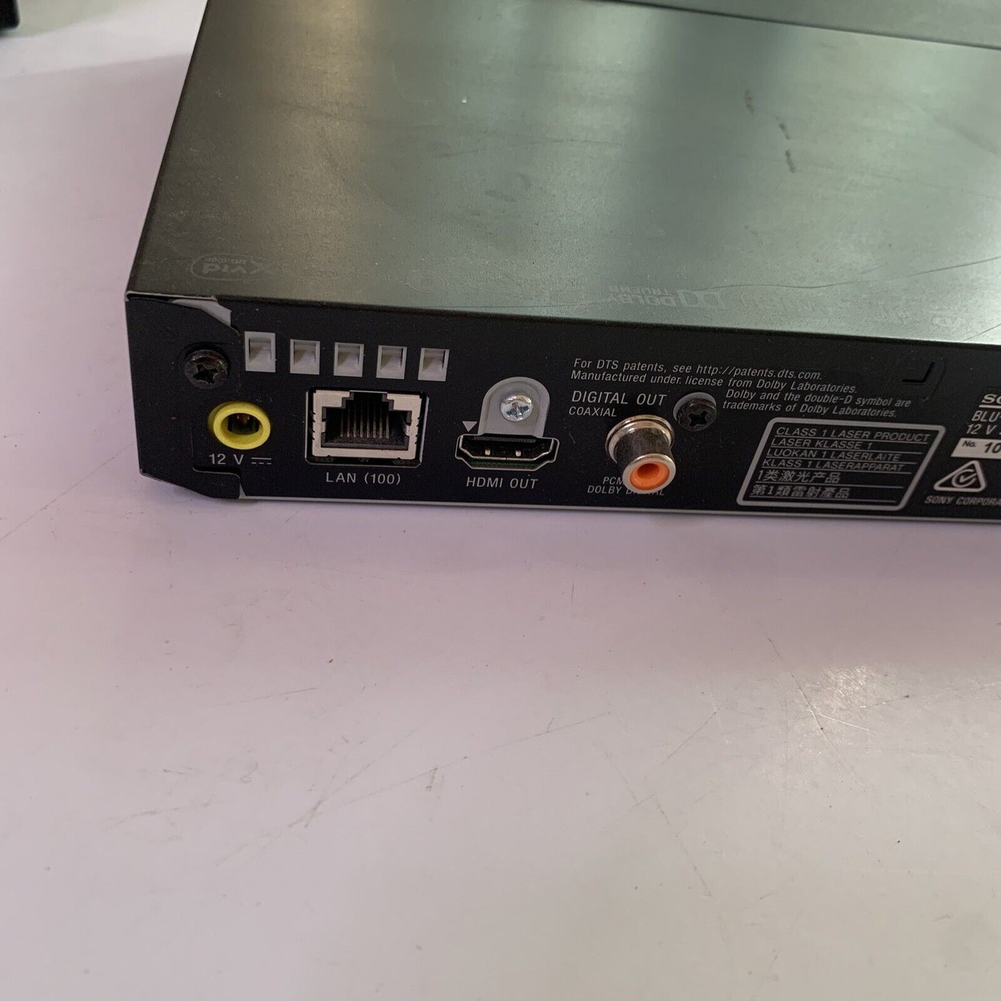 Sony BDP-S3500 Blu-ray Player with Wi-Fi Remote Control and HDMI Region B & 4
