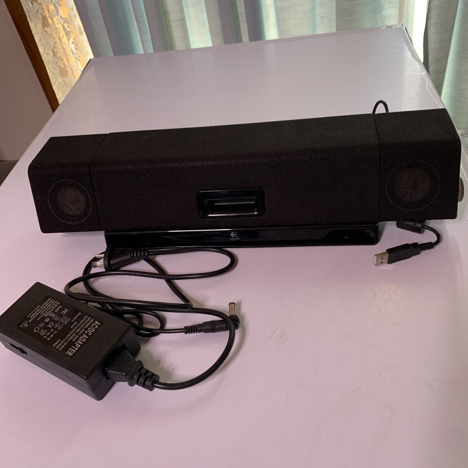 Logitech USB Hub Computer Speakers Audiohub S-00041 – Retro Unit