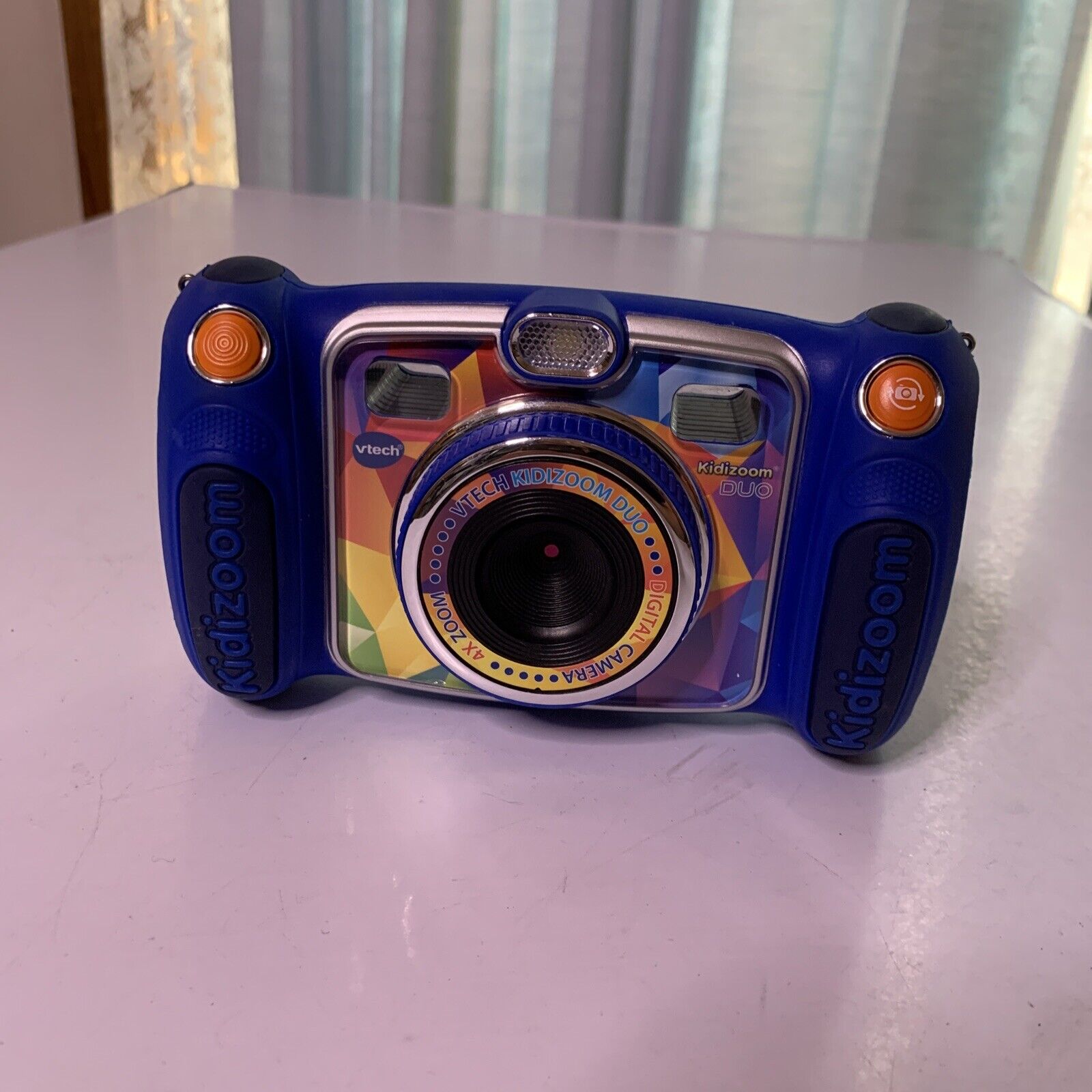 VTech Kidizoom Duo 5.0 MP Digital Camera Blue *Missing Battery Lid ...
