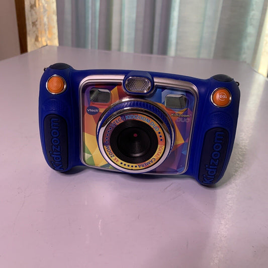 VTech Kidizoom Duo 5.0 MP Digital Camera Blue *Missing Battery Lid