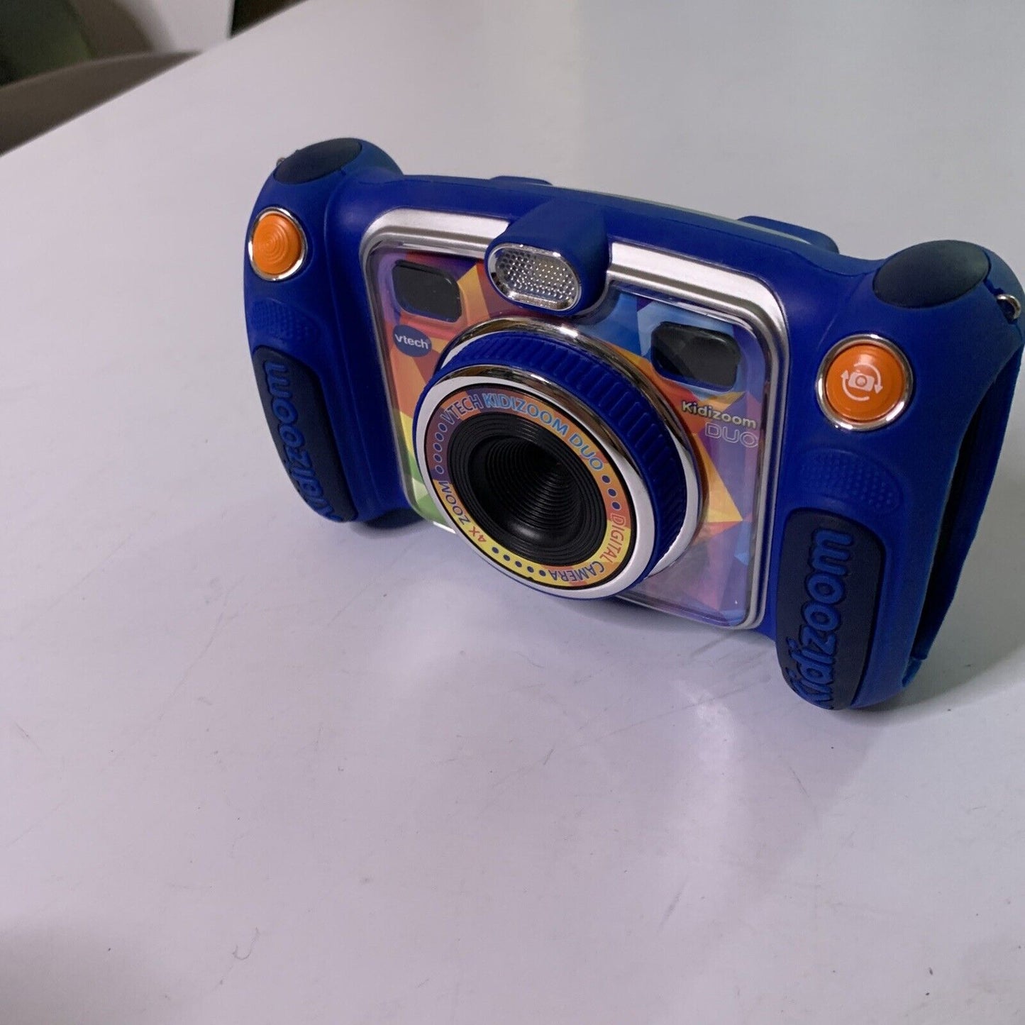 VTech Kidizoom Duo 5.0 MP Digital Camera Blue *Missing Battery Lid