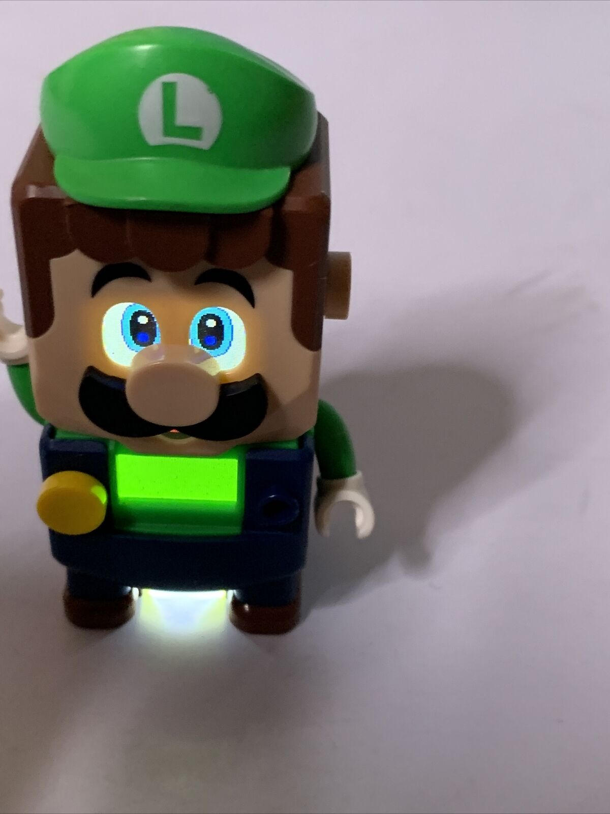 Luigi LEGO 71387 Super Mario Bros Figurine Lights Up Speaks Sounds