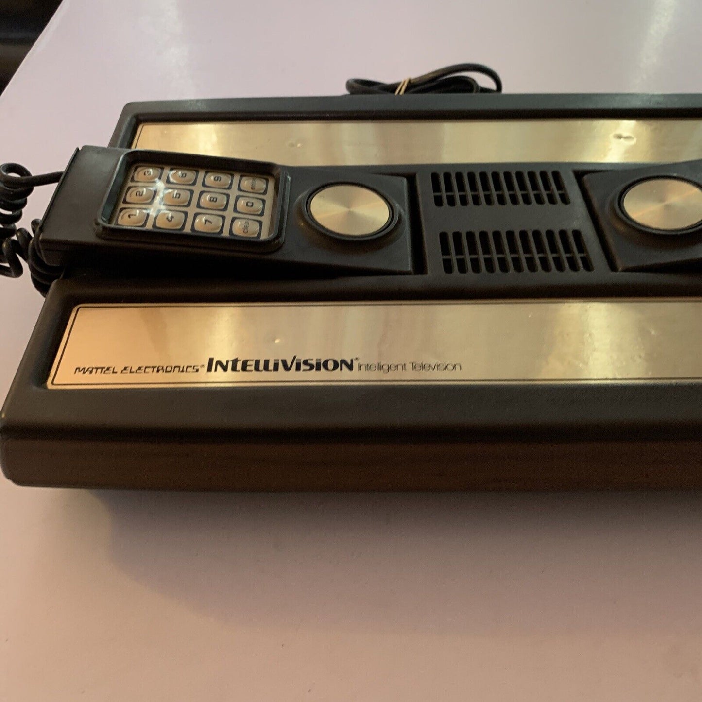 Mattel Intellivision 3668 Console with Built-in Controllers Untested